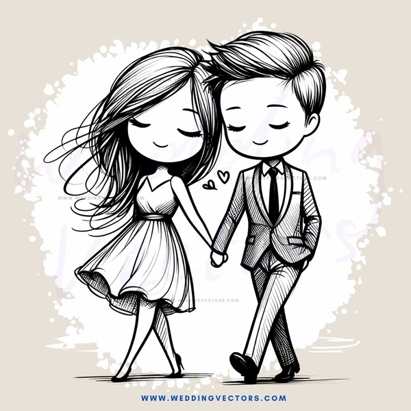 a couple holding hands