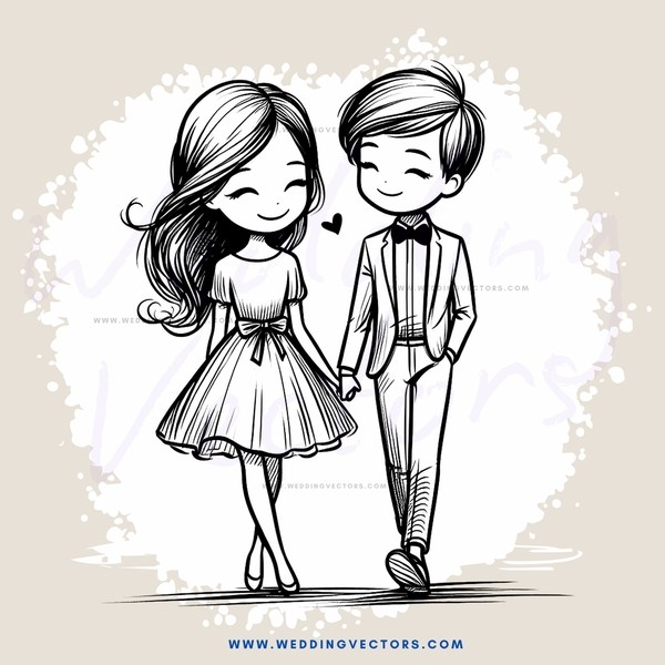 two people walking together