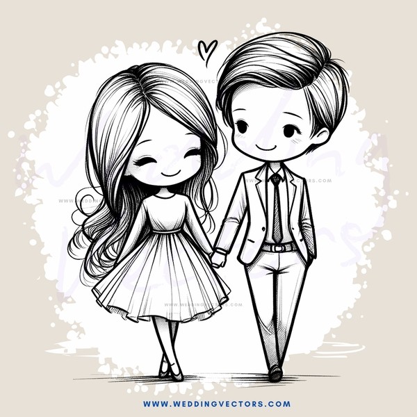 a man and woman holding hands