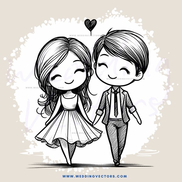 love in cartoon drawings