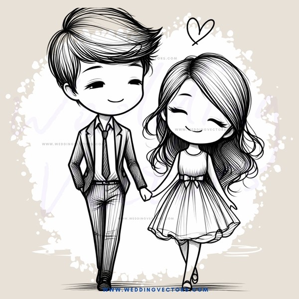couple holding hands in love