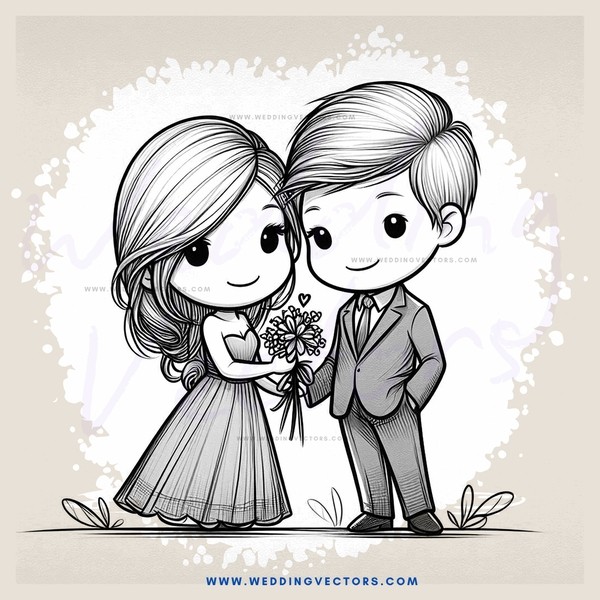 a bride and groom shake hands