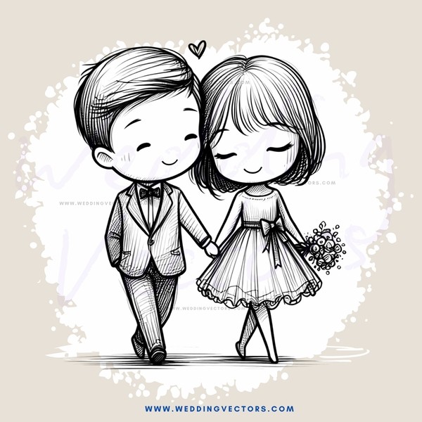 a couple holding hands and smiling at each other