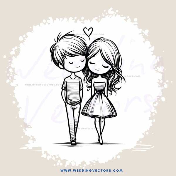 a boy and girl in a heartbeat