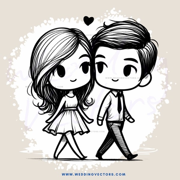 a couple walking hand in hand