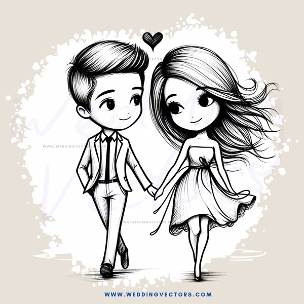a couple dancing together in black and white