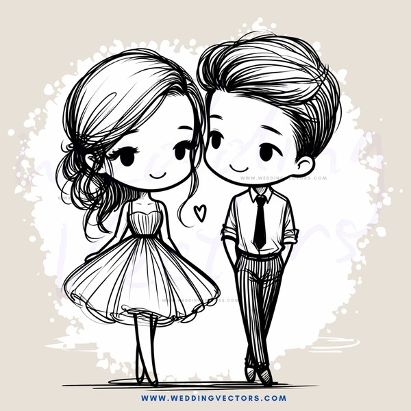 boy and girl standing together