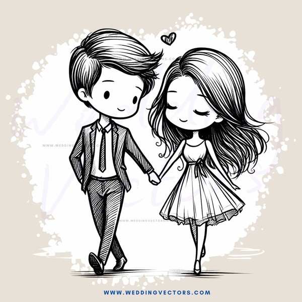 a boy and girl hugging
