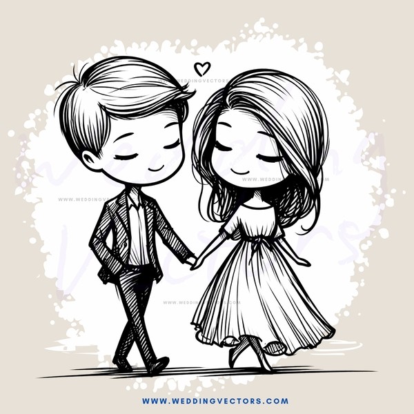 two people holding hands with smiles on their faces