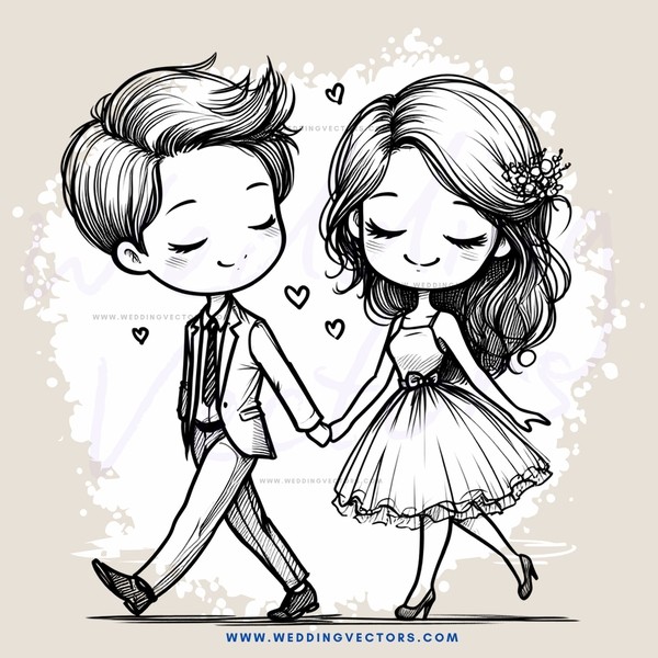 a young couple dancing together