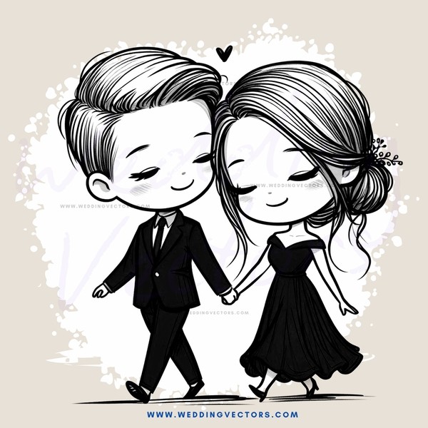 couple on walking together