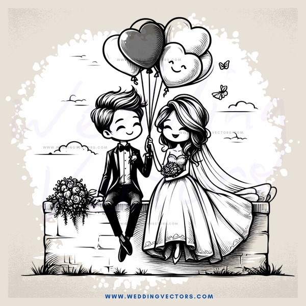couple on a couch with heart balloons