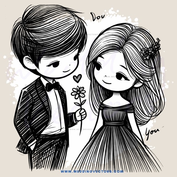 a boy and girl holding hands with hearts drawn on their cheeks