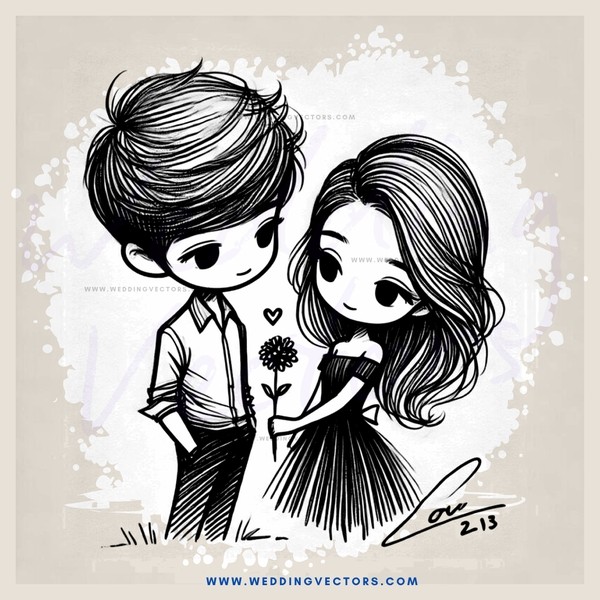 boy and girl cartoon