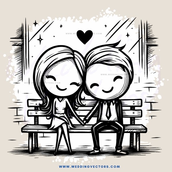 two people sitting on a bench
