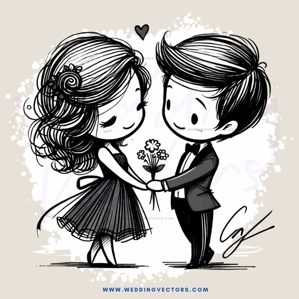 the bride and groom