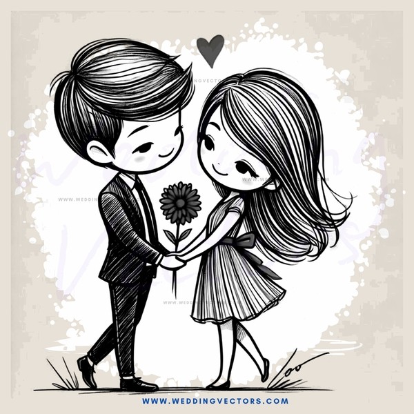 a couple in black and white photo embracing each other