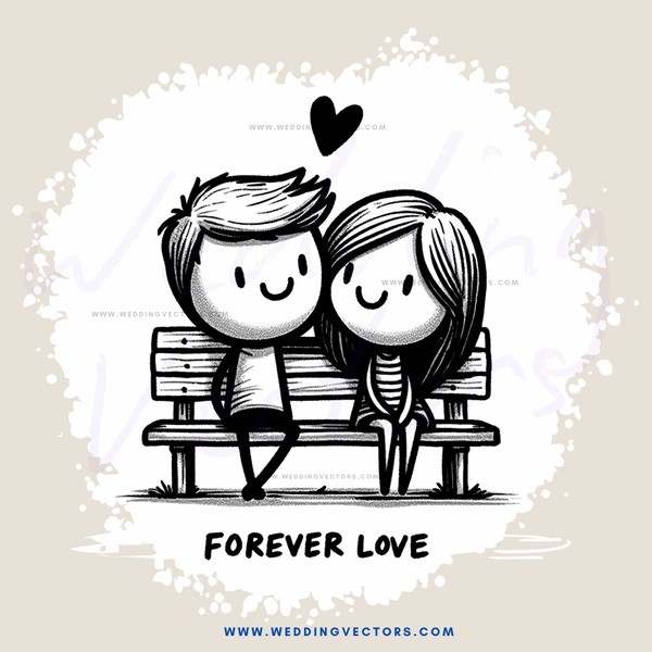 forever love cartoon