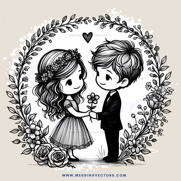 love in an ivy wreath