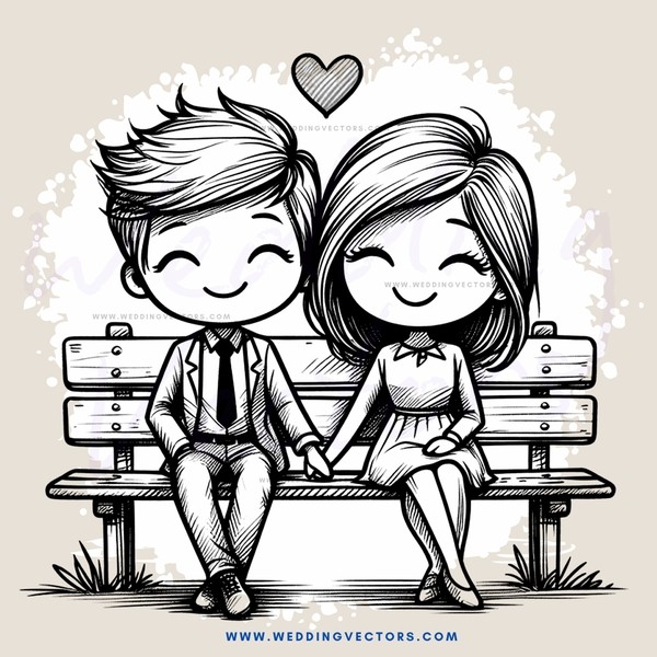 couple on a bench