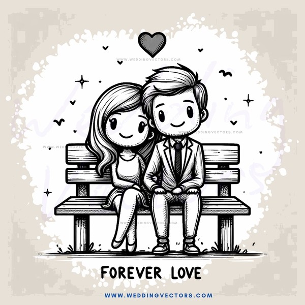 forever love cartoon