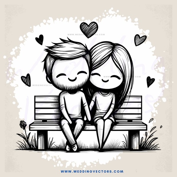 a couple sitting on a bench in a park