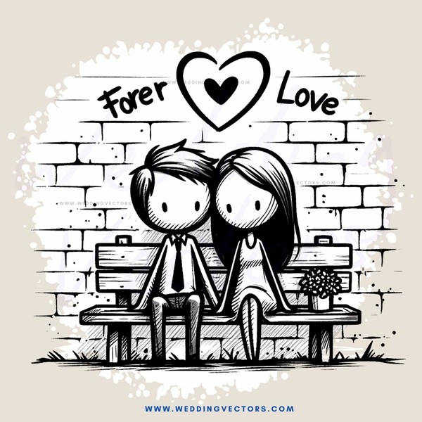 love story on bench
