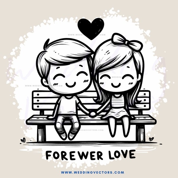 forever love cartoon