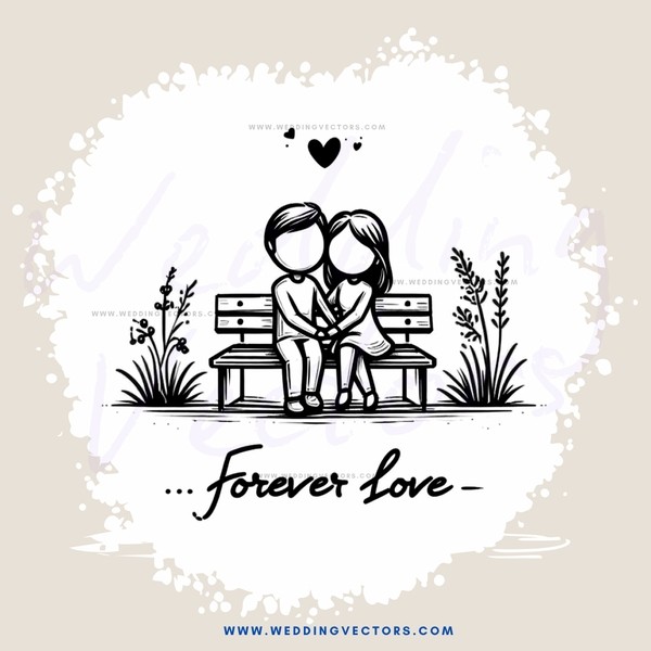forever love picture with text
