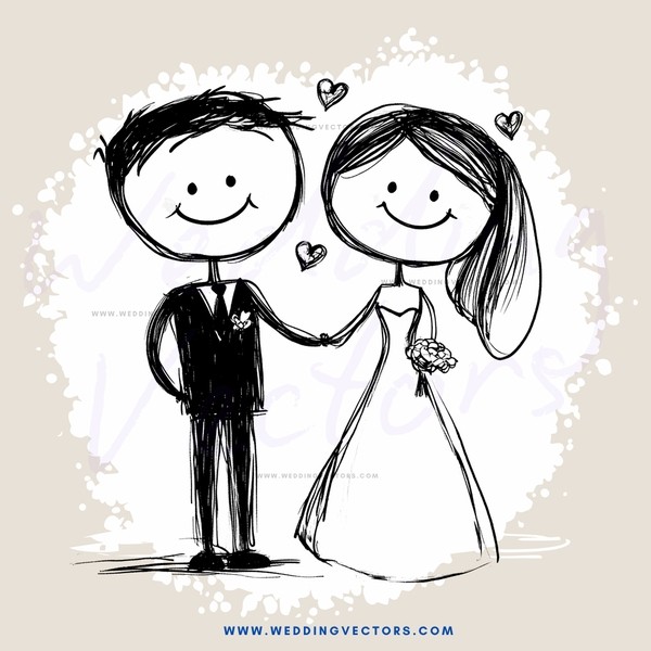 wedding pair portrait