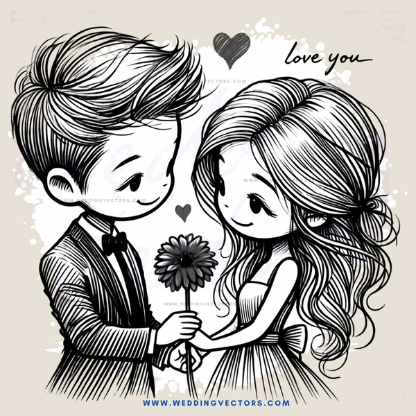boy and girl love you