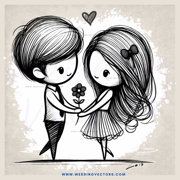 boy and girl hugging