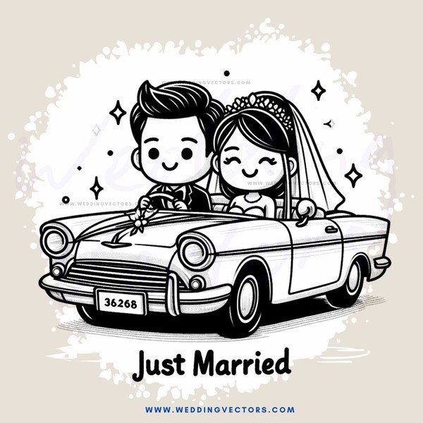just married carousel ride