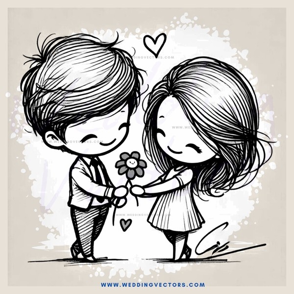 a young couple sharing a moment