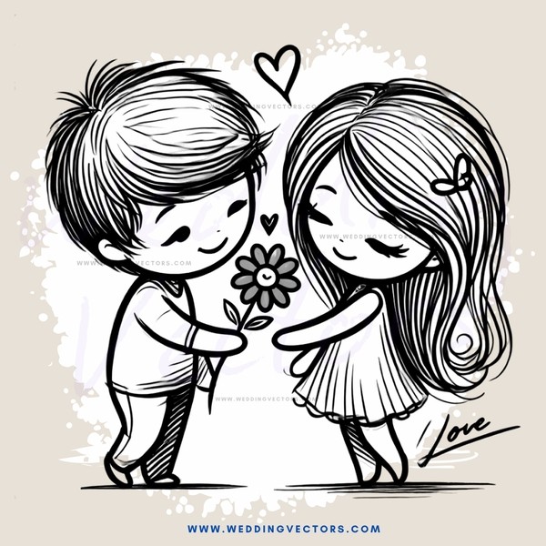 love in black and white
