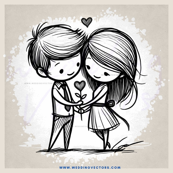 a couple embracing each other