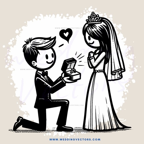 groom & bride engagement ring exchange