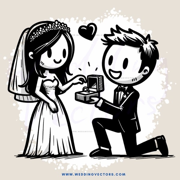 a couple exchanging rings