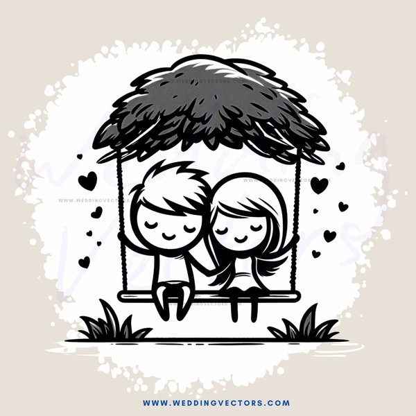 a couple in an igloo made of leaves