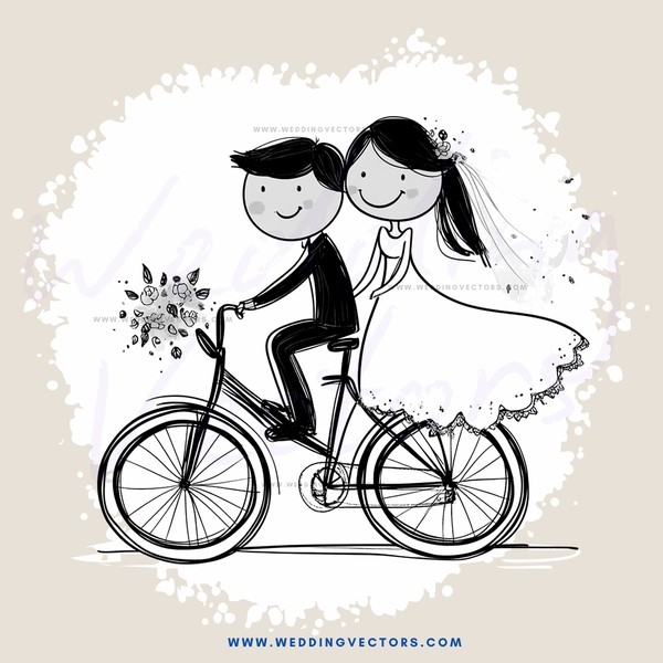 a man and woman riding bikes together