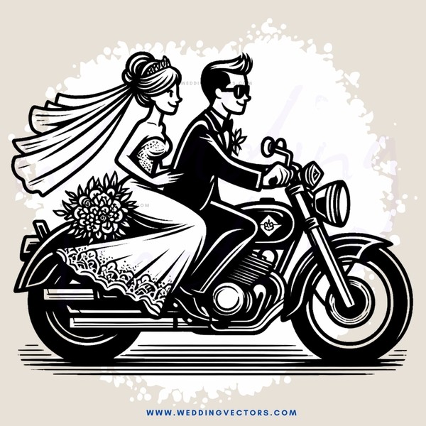 couple on motorcycle ride