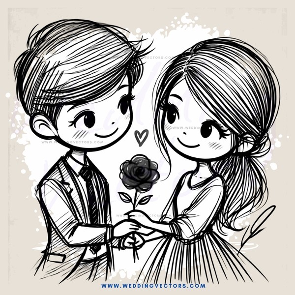 a love story in black and white