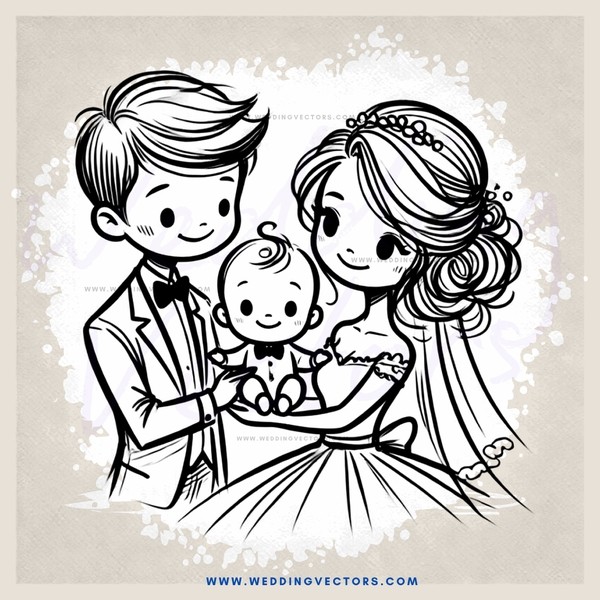 a family's first moment together
