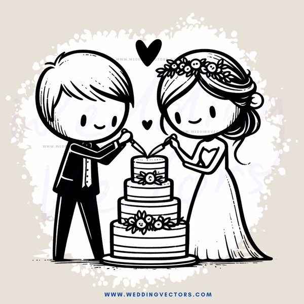 wedding cake on an engagement photo