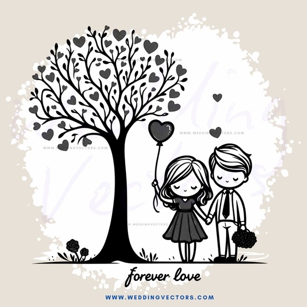 forever love (black and white)