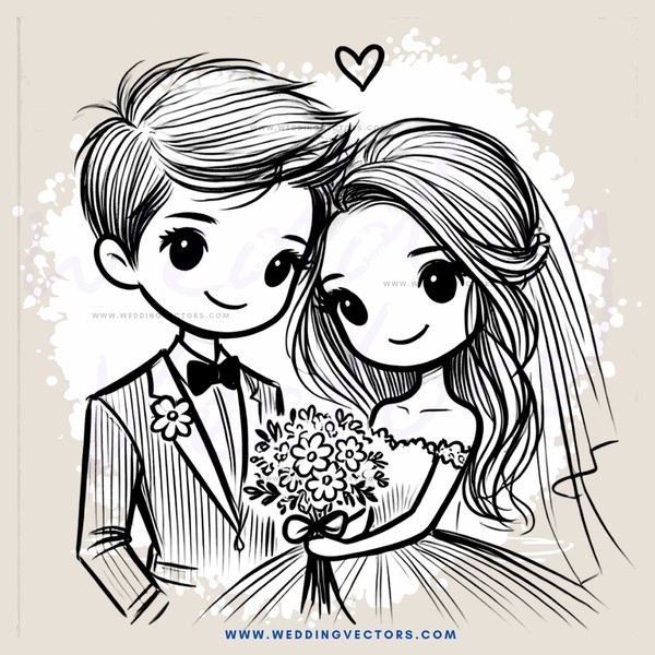 couple holding flowers for their wedding