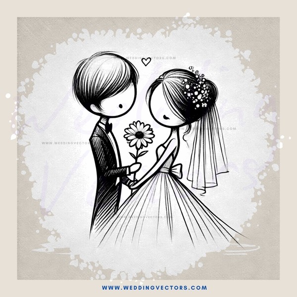 a wedding bride and groom exchanging vows