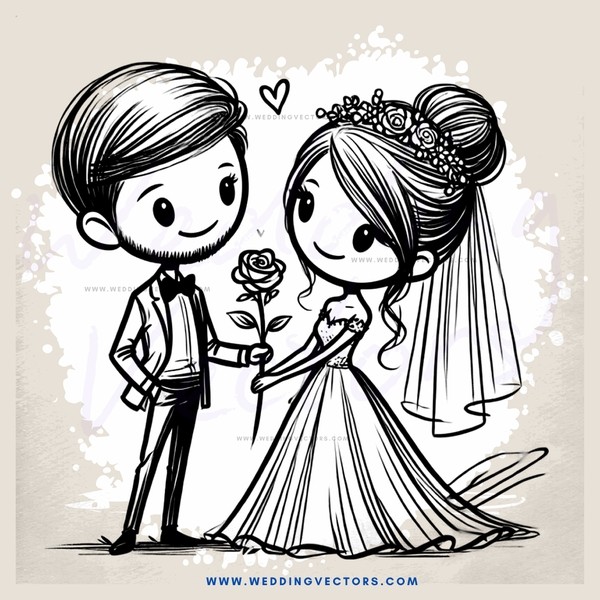 a couple exchanging wedding vows