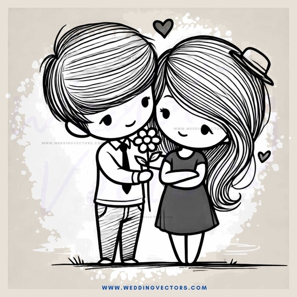 boy and girl in love