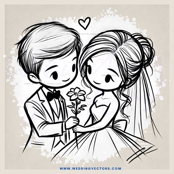 wedding picture of couple